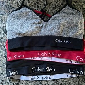 3 Calvin Klein braletttes. Excellent condition,washed but not worn.